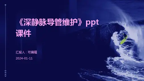 《深静脉导管维护》PPT课件