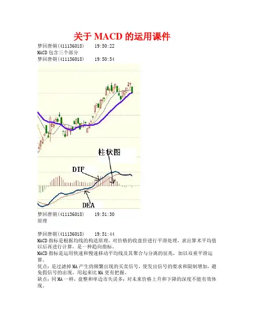 关于MACD的运用课件