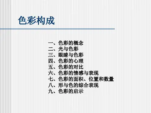 【大学课件】色彩构成