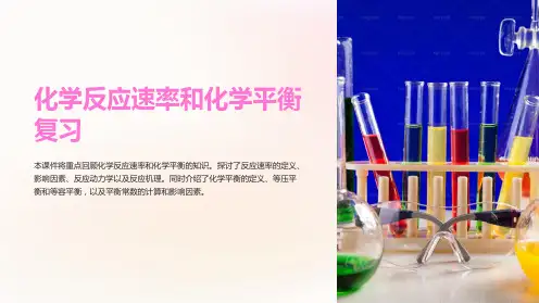 化学反应速率和化学平衡复习课件