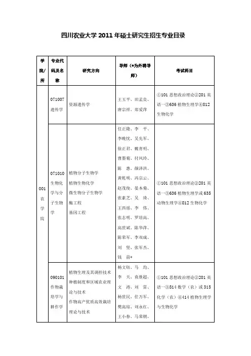 川农