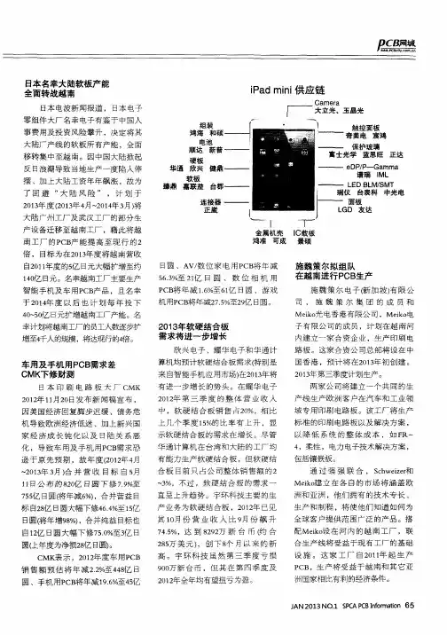 日本名幸大陆软板产能全面转战越南