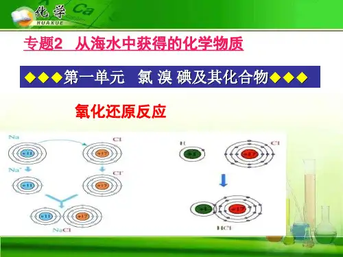 氧化还原反应教学设计(+教案+学案+习题+素材)(5份) 苏教版精选教学PPT课件