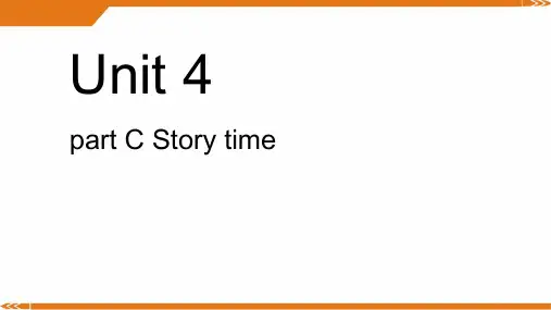 人教版PEP英语五年级上册Unit4CStorytime-课件