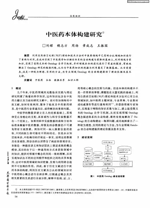 中医药本体构建研究