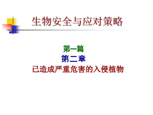 入侵植物大米草