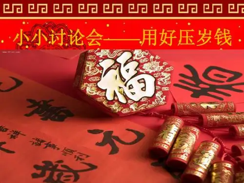 口语交际——用好压岁钱