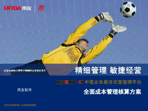 用友U8-成本核算方案ppt课件
