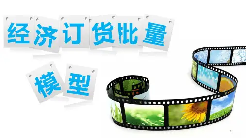 经济订货批量模型ppt课件