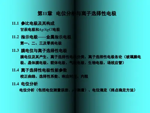 电位分析方法ppt课件