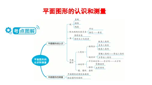 人教版六年级下册数学 平面图形的认识和测量 说课PPT