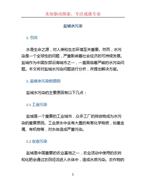盐城水污染(1)