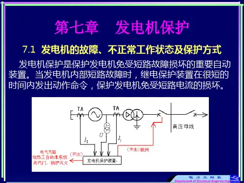 发电机保护.ppt