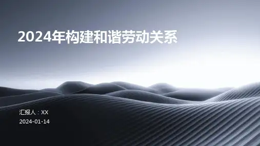 2024年构建和谐劳动关系