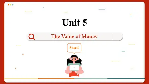 Unit5TheValueofMoneyAssessingYourProgress课件高一英语人教版