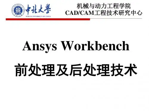 ANSYS Workbench 前后处理  ppt课件
