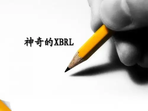 xbrl(可扩展商业报告语言)