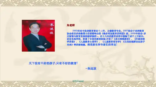 多元智能 培训版ppt精选课件