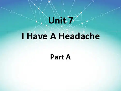 陕旅版五年级英语下册Unit7教学课件