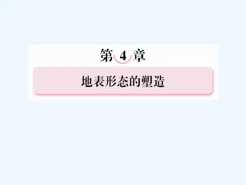 高三地理复习必备 营造地表形态的力量课件