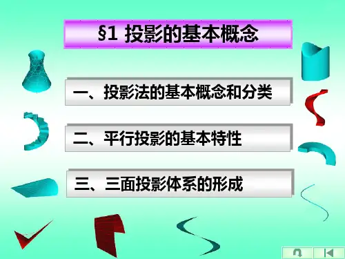 工程制图课件(投影)