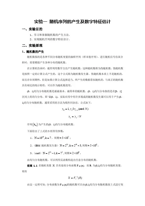 北理工随机信号分析实验