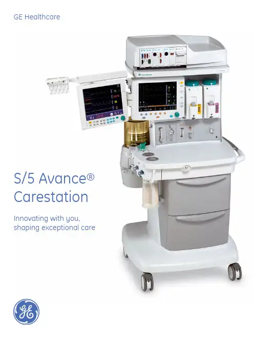 GE Healthcare S 5 Avance Carestation产品说明书