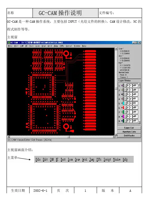 GC-CAM操作说明解析