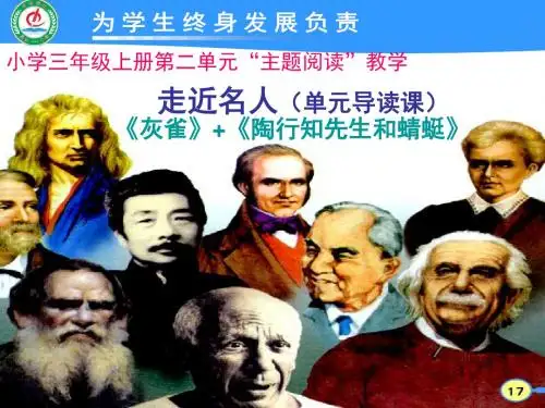 3三上第二单元单元导读课