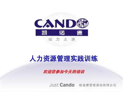 人力资源管理实践训练