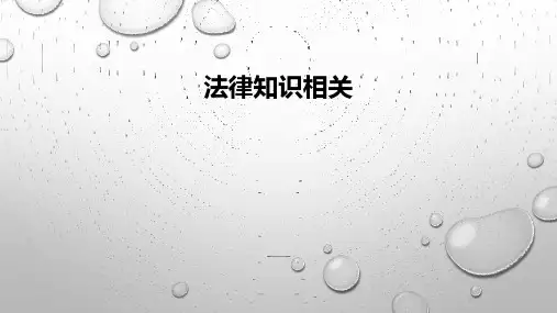 法律知识相关ppt课件