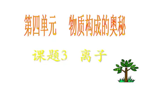 九年级化学离子.ppt