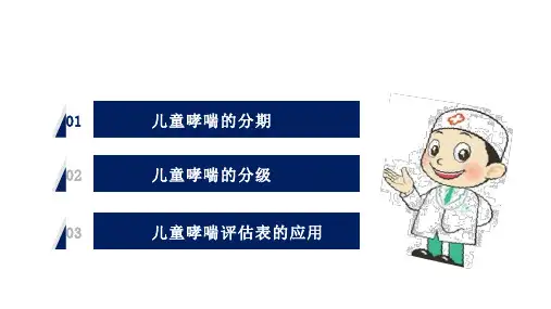 儿童哮喘分级、分期、评估