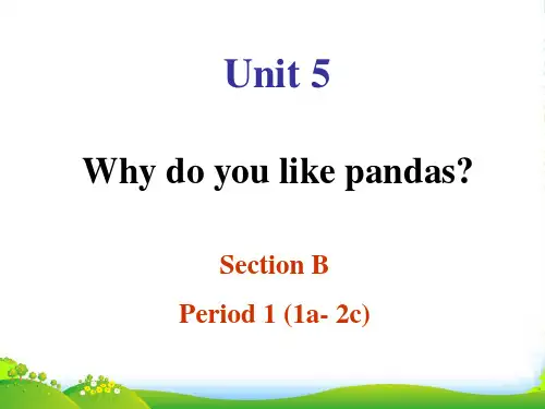 人教版七年级英语下册Unit5 Section B1课件