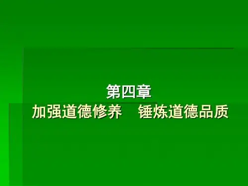 《思修与法基》第4章-PPT课件