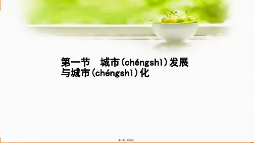 高中地理鲁教版必修二课件第二章第一节城市发展与城市化课件