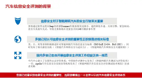 智能网联汽车信息安全评测体系