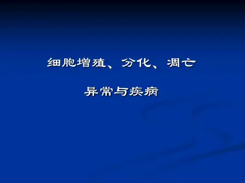 第八章细胞增殖与凋亡(2006)课件