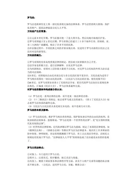罗马法