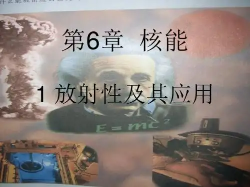 九年级科学放射性及其应用(2019年)