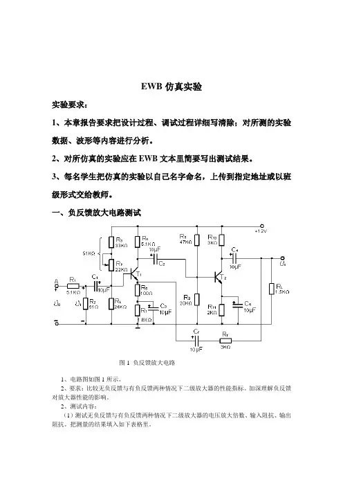 数电模电经典实验