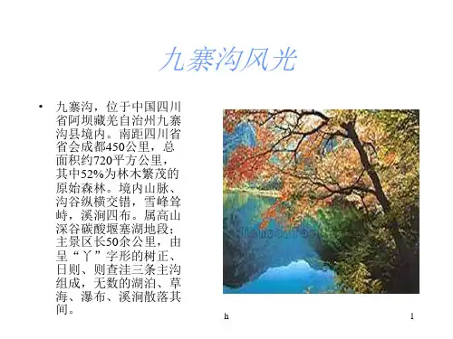 《九寨沟风光》PPT课件