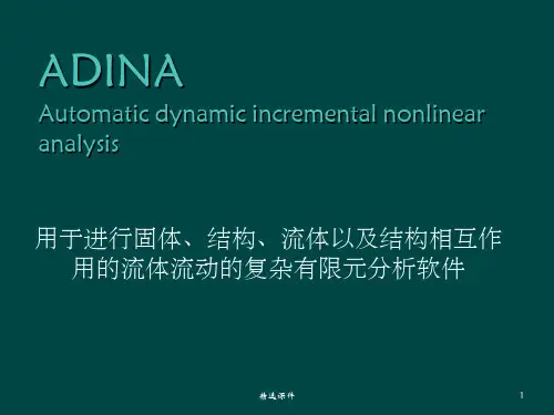 adina基本理论