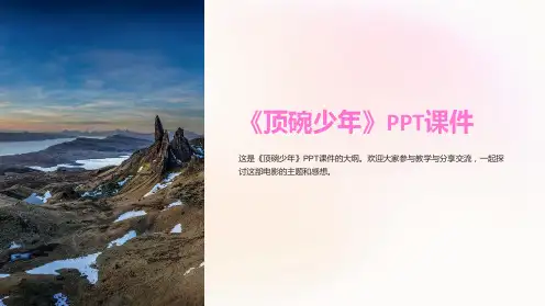顶碗少年》课件