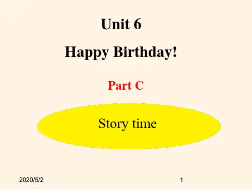 最新人教版PEP小学三年级英语上册精品课件：Unit6-C Story time