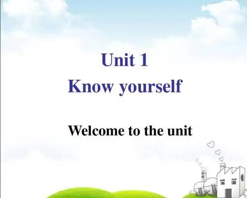 牛津译林版英语九年级上册Unit1 Welcome to the unit精品课件