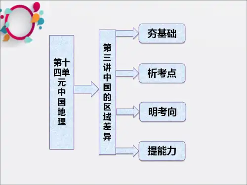 《中国的区域差异》PPT课件