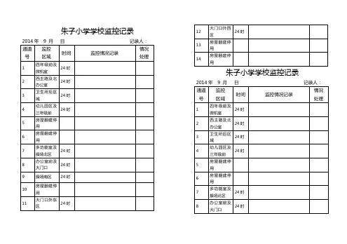学校监控记录
