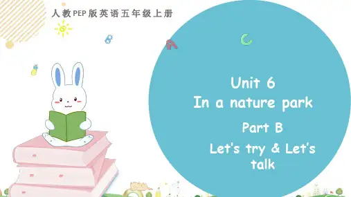 五上第六单元B Let's talk