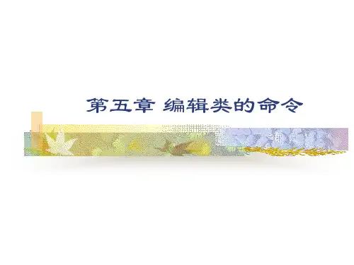CAD编辑类命令